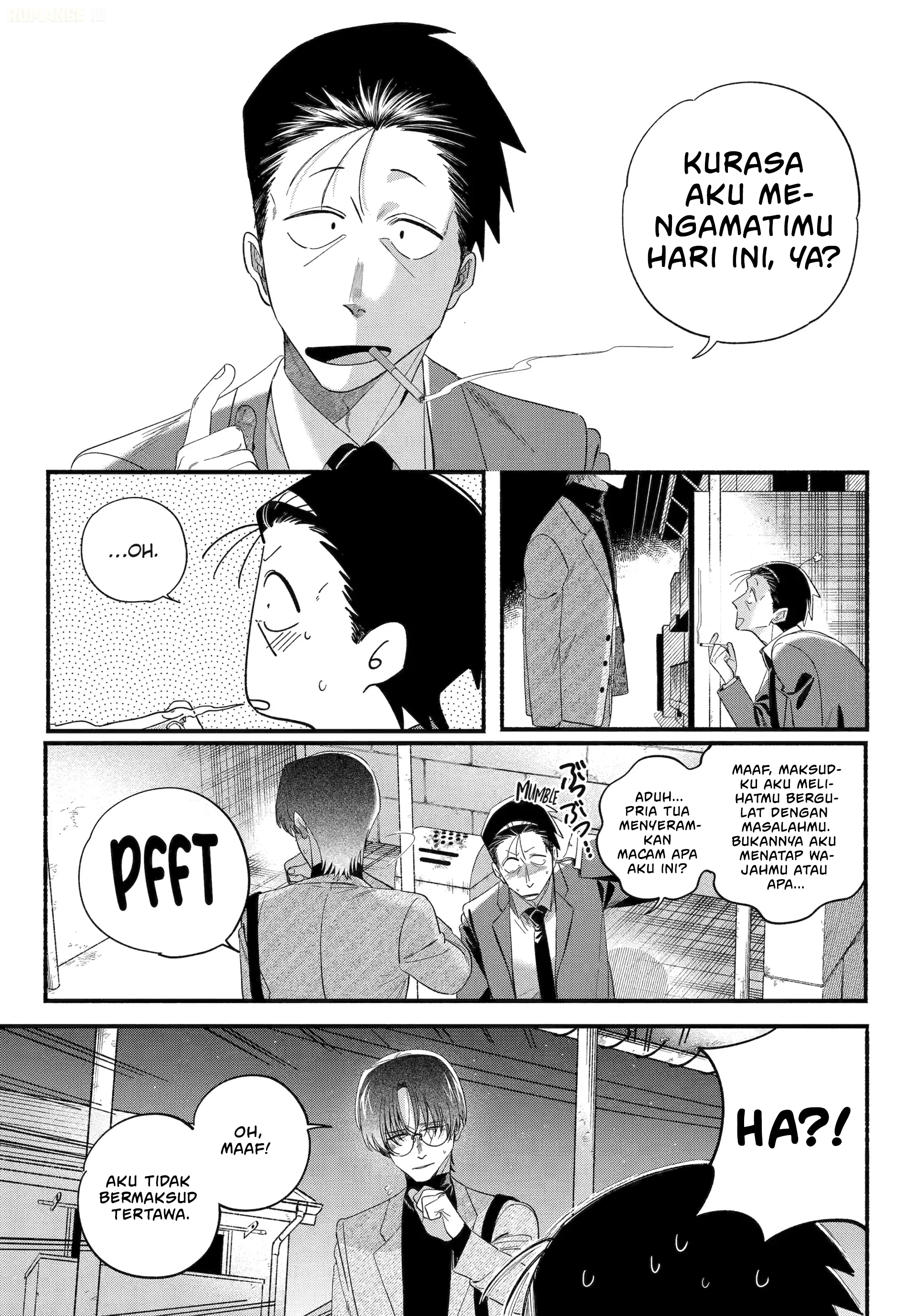 A Story About Smoking at the Back of the Supermarket (Super no Ura de Yani Suu Futari) Chapter 54 Gambar 34
