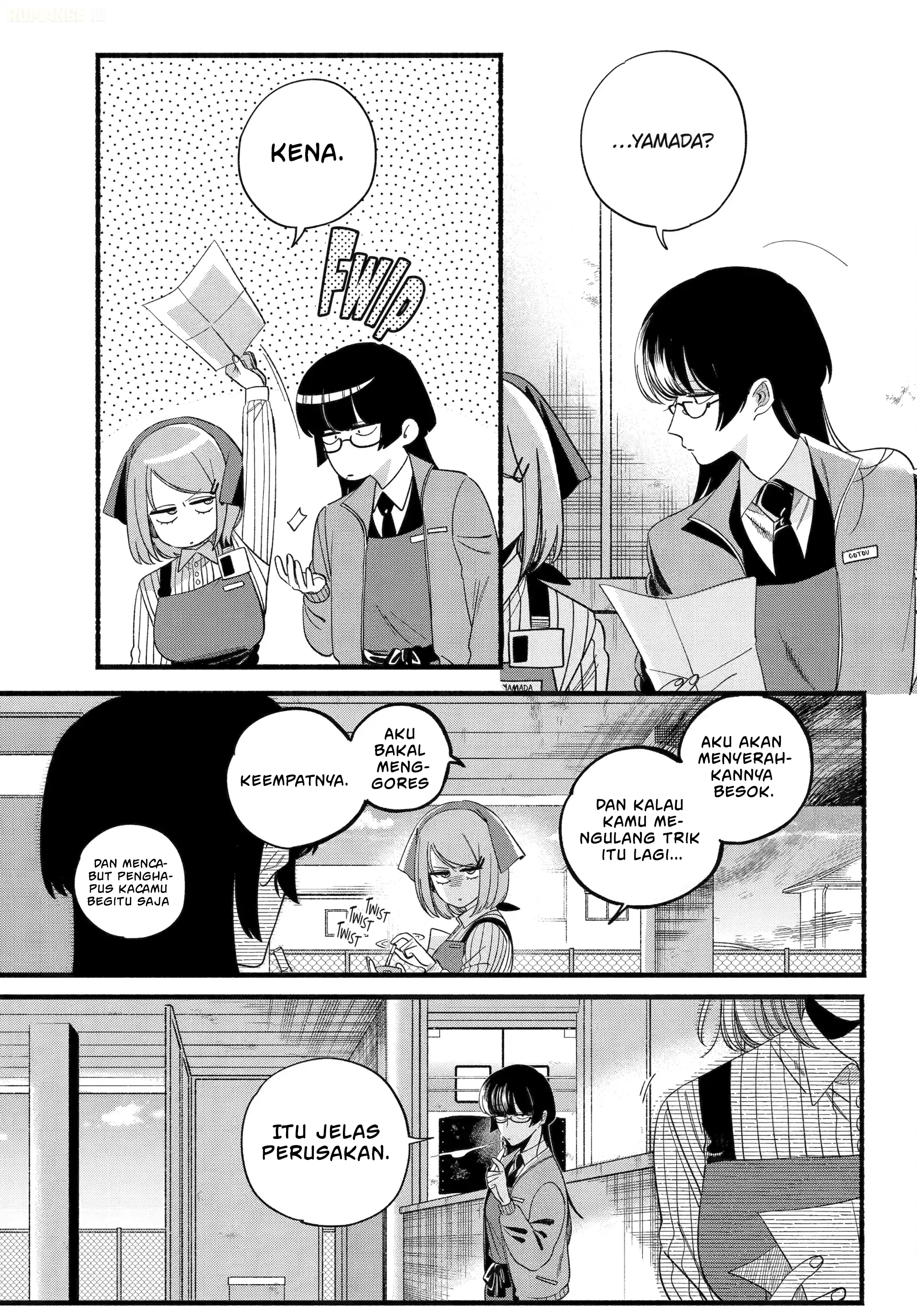 A Story About Smoking at the Back of the Supermarket (Super no Ura de Yani Suu Futari) Chapter 55 Gambar 18