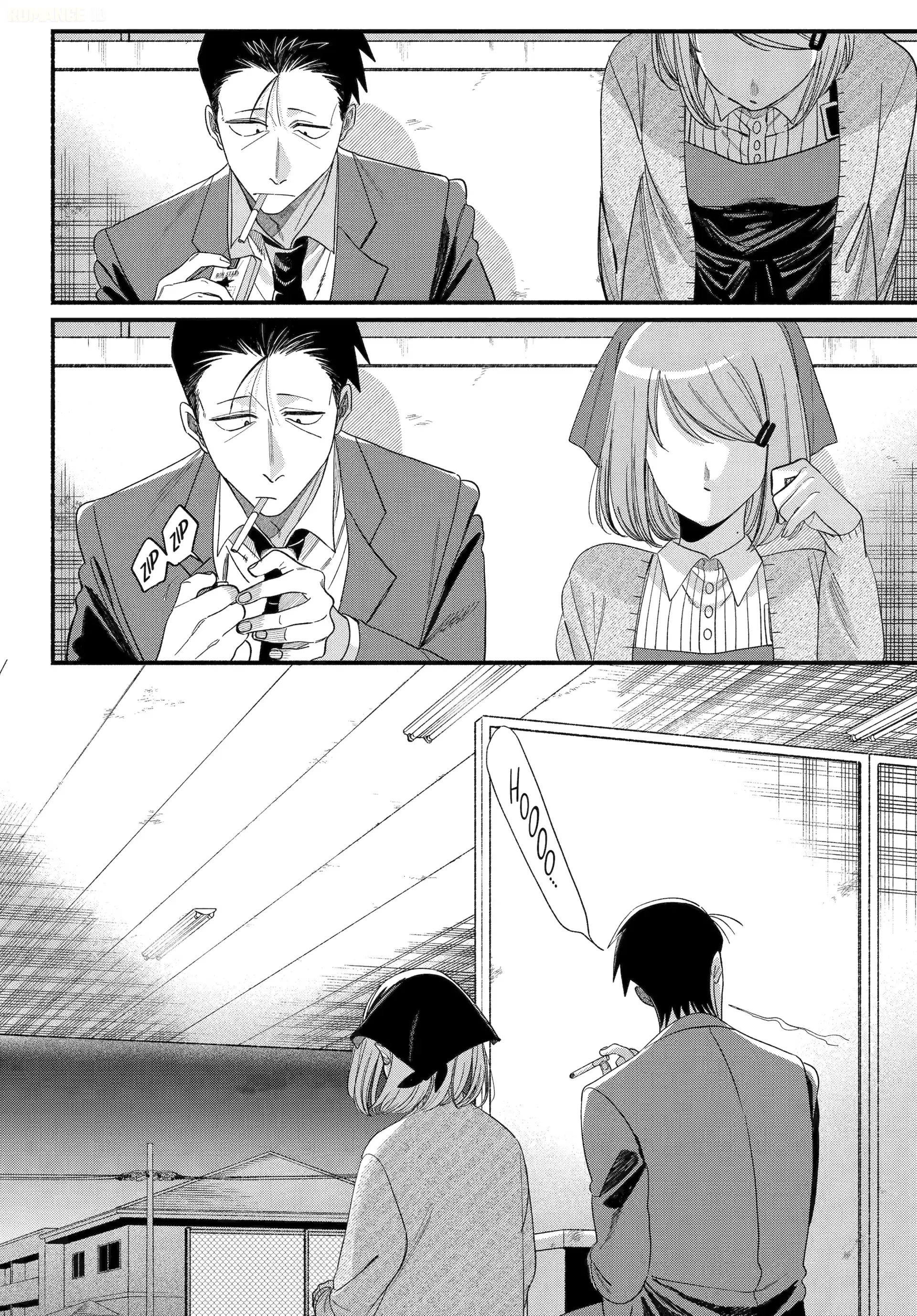 A Story About Smoking at the Back of the Supermarket (Super no Ura de Yani Suu Futari) Chapter 56 Gambar 7