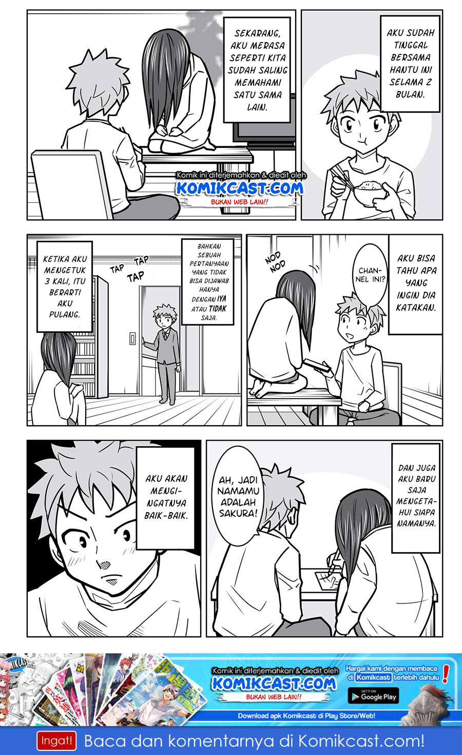 A Story about Living with a Ghost who will Attain Enlightenment in a Year Chapter 02 Gambar 2