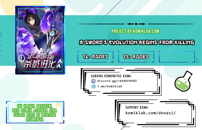 A Sword’s Evolution Begins From Killing Chapter 01 Gambar 1