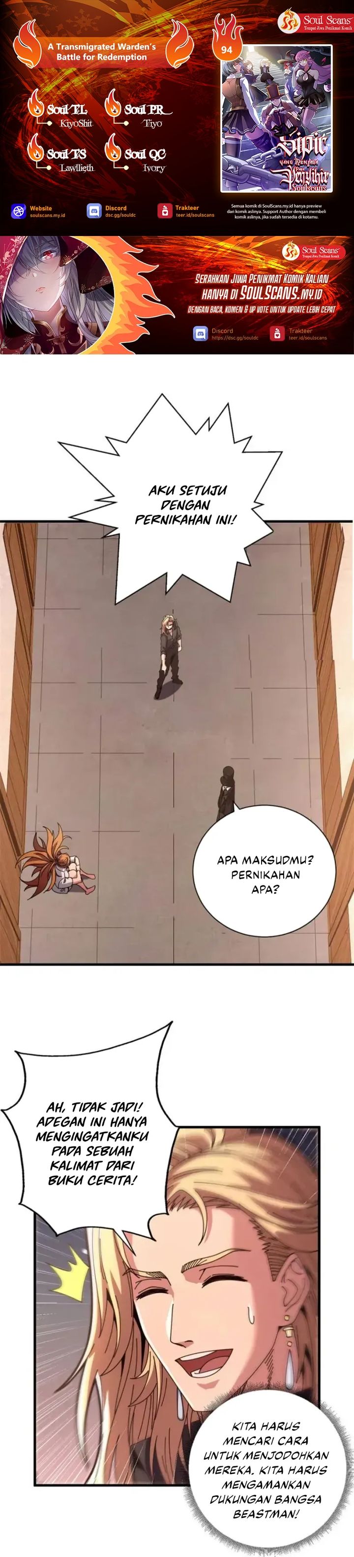 A Transmigrated Warden’s Battle for Redemption Chapter 94 Gambar 1