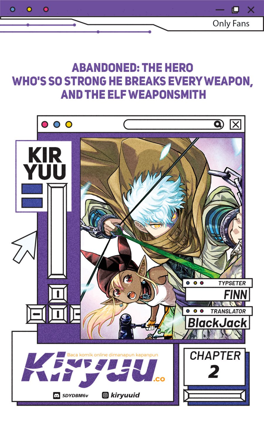Abandoned: The Hero Who’s So Strong He Breaks Every Weapon, and the Elf Weaponsmith Chapter 02 Gambar 1