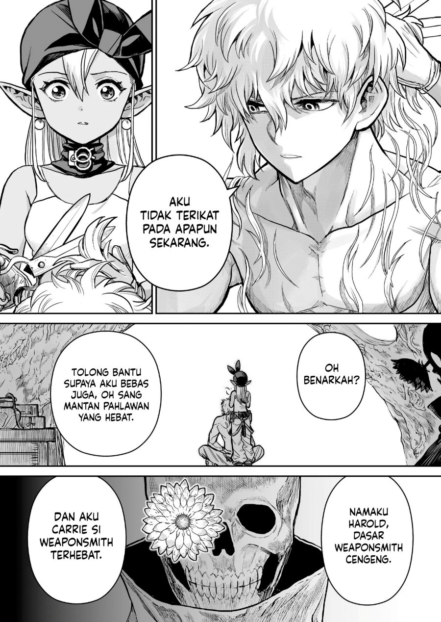 Abandoned: The Hero Who’s So Strong He Breaks Every Weapon, and the Elf Weaponsmith Chapter 02 Gambar 15