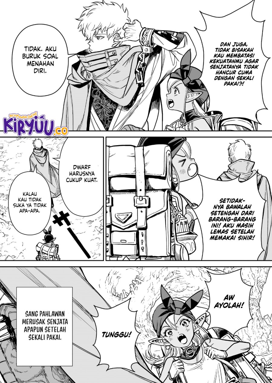 Abandoned: The Hero Who’s So Strong He Breaks Every Weapon, and the Elf Weaponsmith Chapter 02 Gambar 26