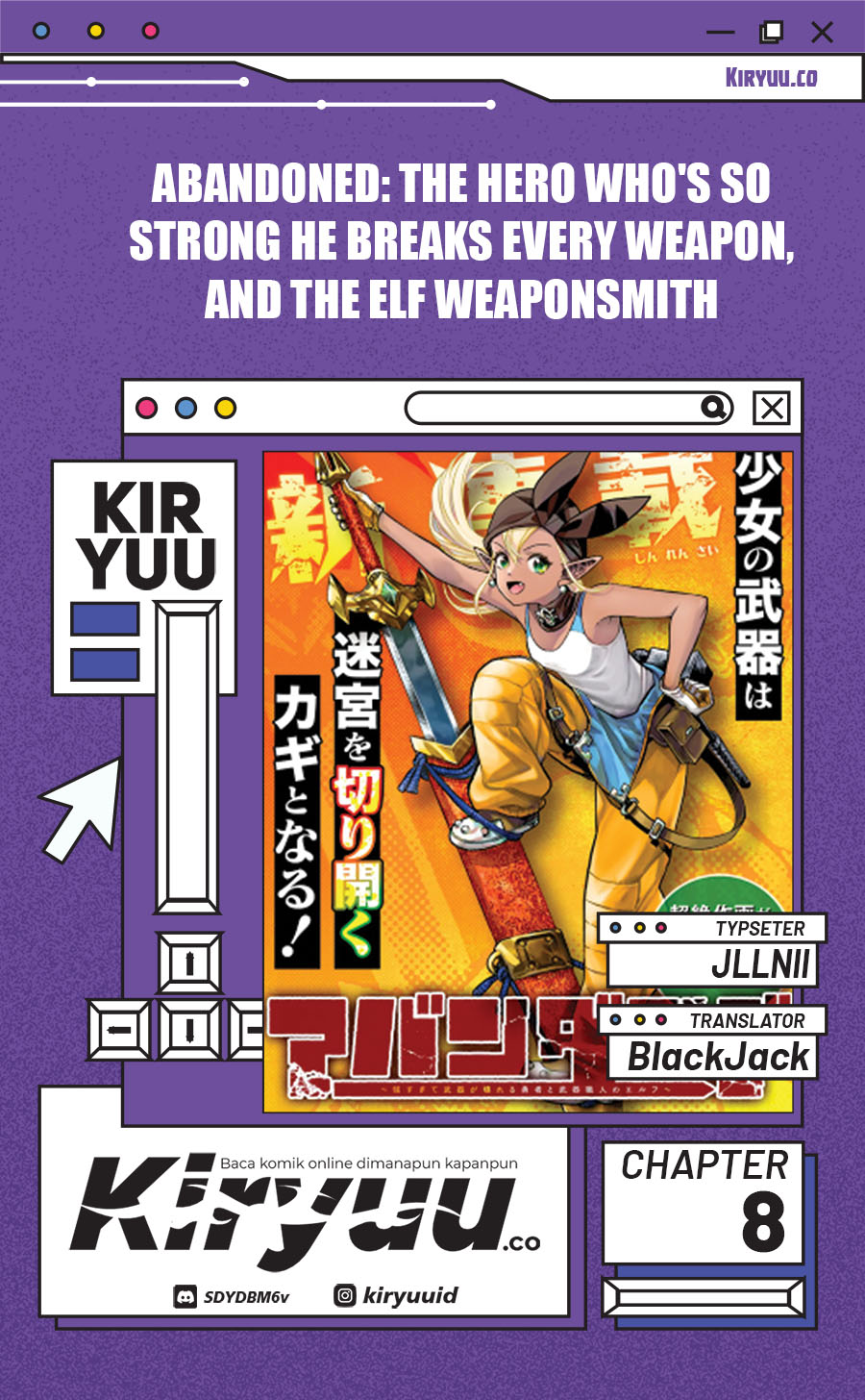 Abandoned: The Hero Who’s So Strong He Breaks Every Weapon, and the Elf Weaponsmith Chapter 08 Gambar 1