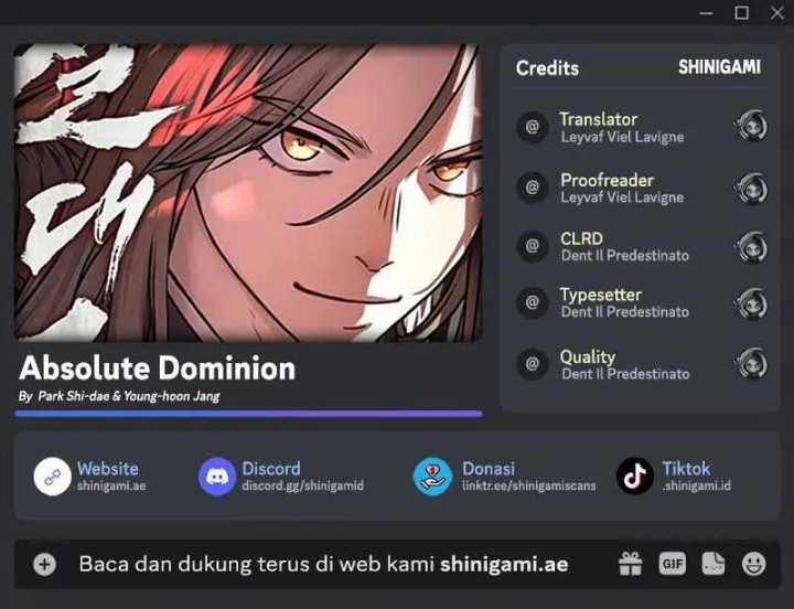 Absolute Dominion Chapter 13 Gambar 1