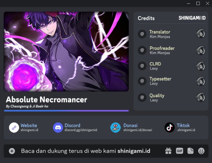 Absolute Necromancer Chapter 09 Gambar 1