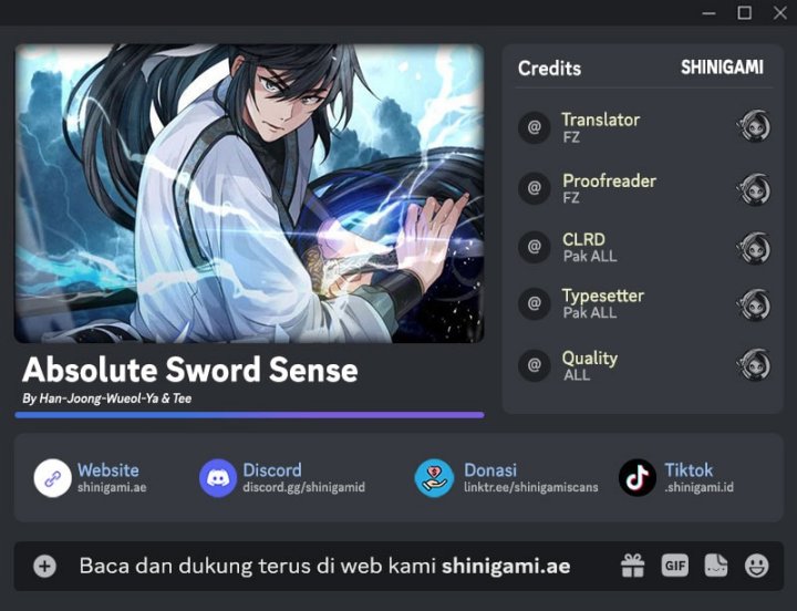 Absolute Sword Sense Chapter 157 Gambar 1