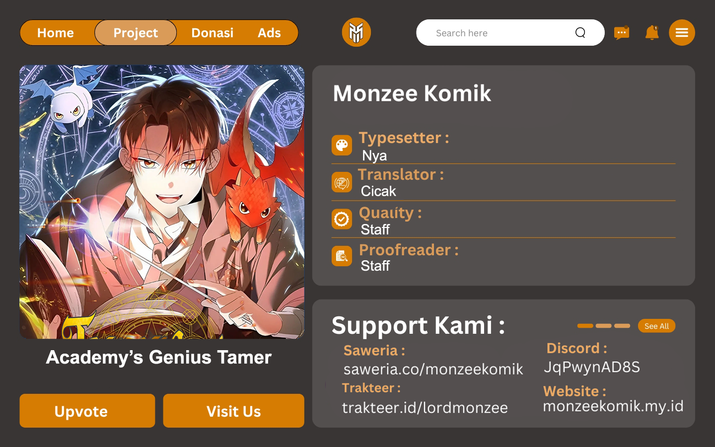 Academy’s Genius Tamer Chapter 39 Gambar 1