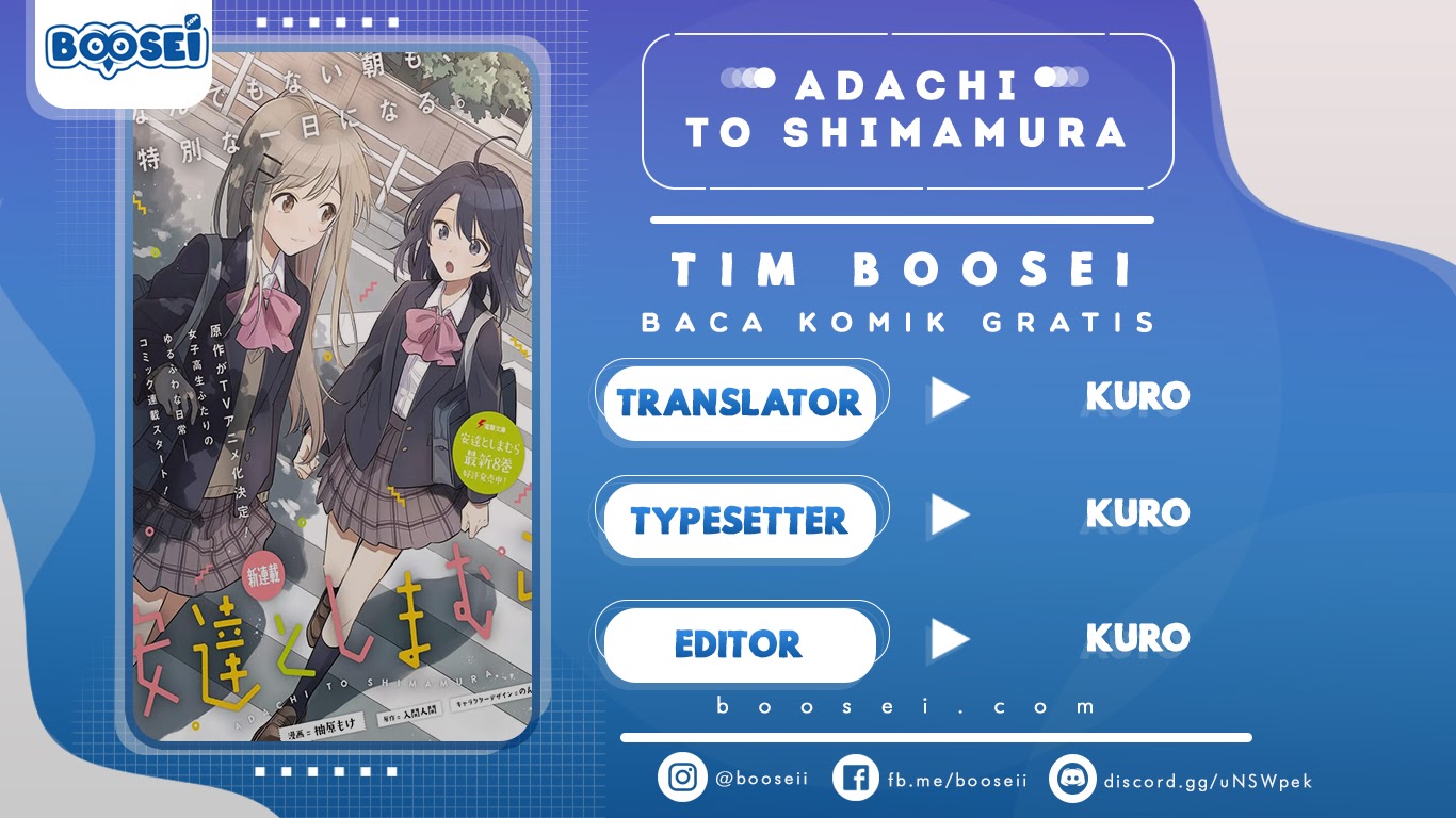 Adachi to Shimamura (YUZUHARA Moke) Chapter 14 Gambar 1