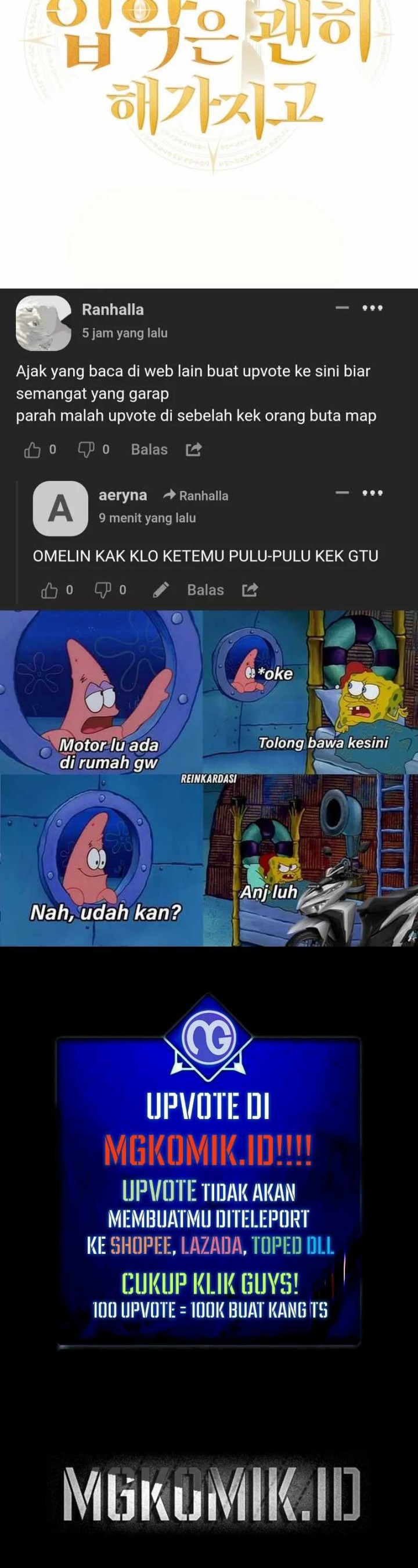 Admission is a Waste of Time Chapter 01 Gambar 74