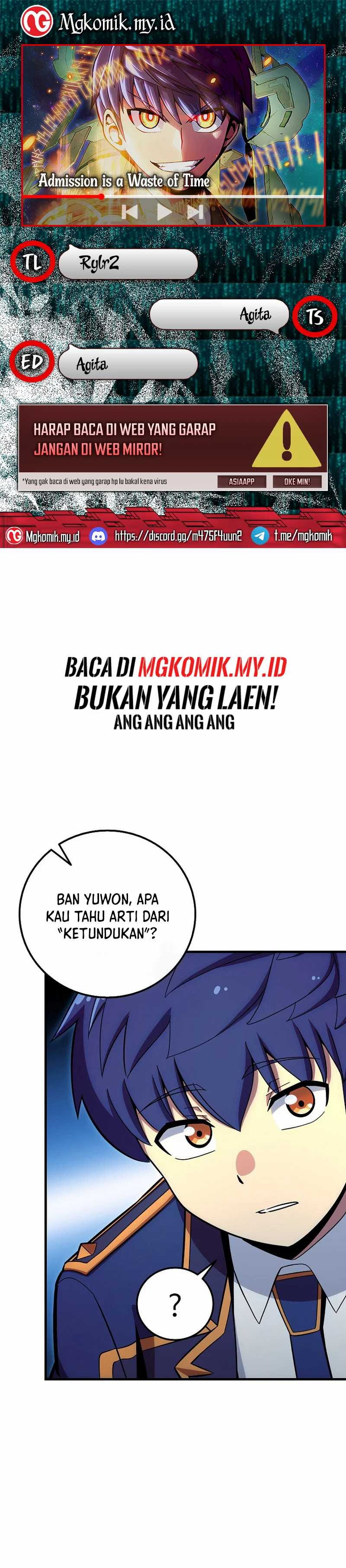 Admission is a Waste of Time Chapter 38 Gambar 1