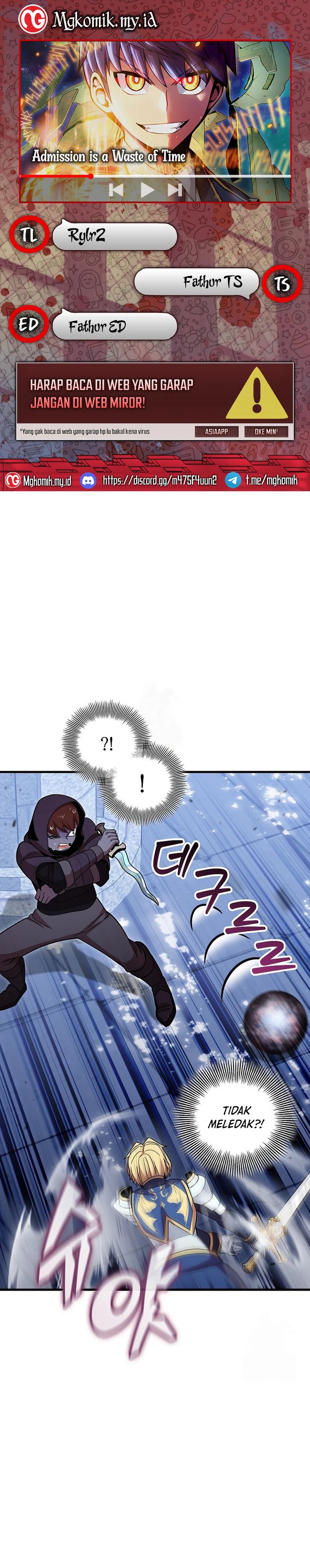 Admission is a Waste of Time Chapter 42 Gambar 1