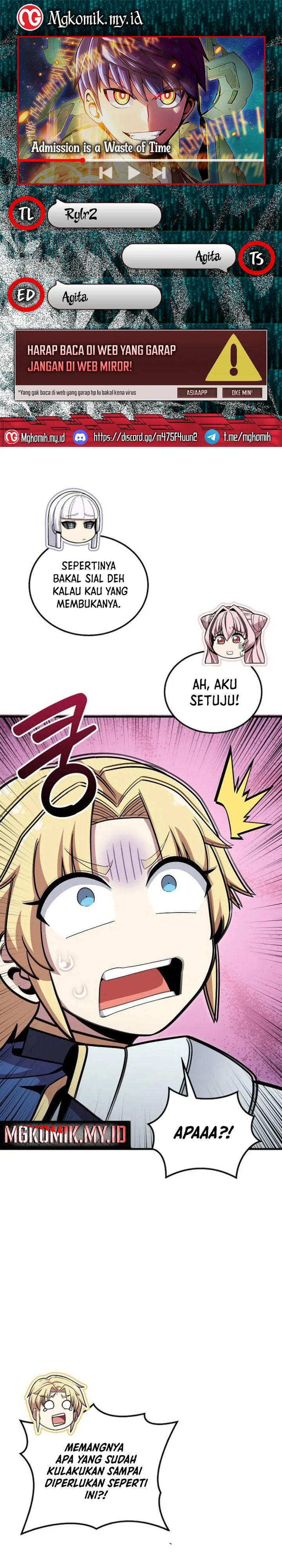 Admission is a Waste of Time Chapter 44 Gambar 1