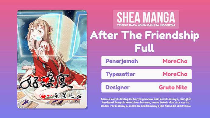 After The Friendship Full (100% Cleared Harem Route / Make The Level Up To Max) Chapter 06 Gambar 1