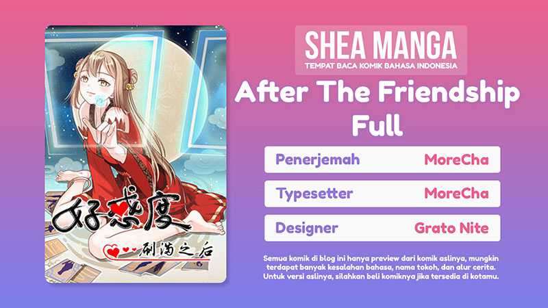 After The Friendship Full (100% Cleared Harem Route / Make The Level Up To Max) Chapter 11 Gambar 1