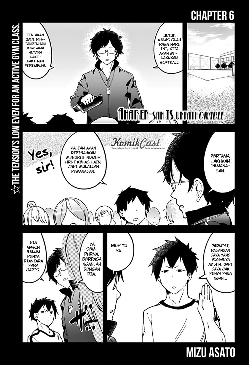Aharen-san wa Hakarenai Chapter 06 Gambar 1
