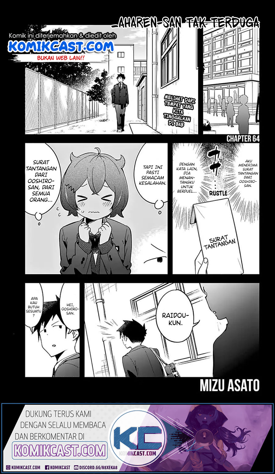 Aharen-san wa Hakarenai Chapter 64 Gambar 2