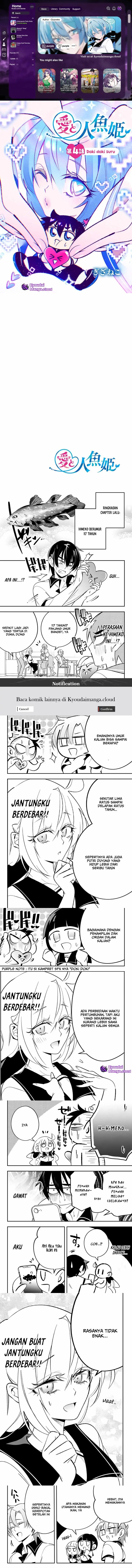 Ai to Ningyo Hime Chapter 04 Gambar 1