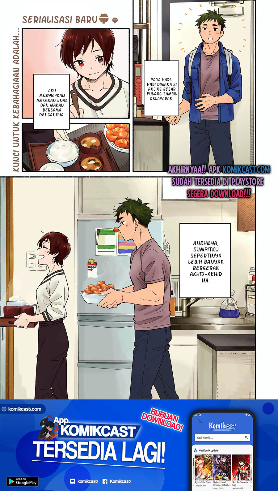 Aikagi-kun to Shiawase Gohan Chapter 01 Gambar 2