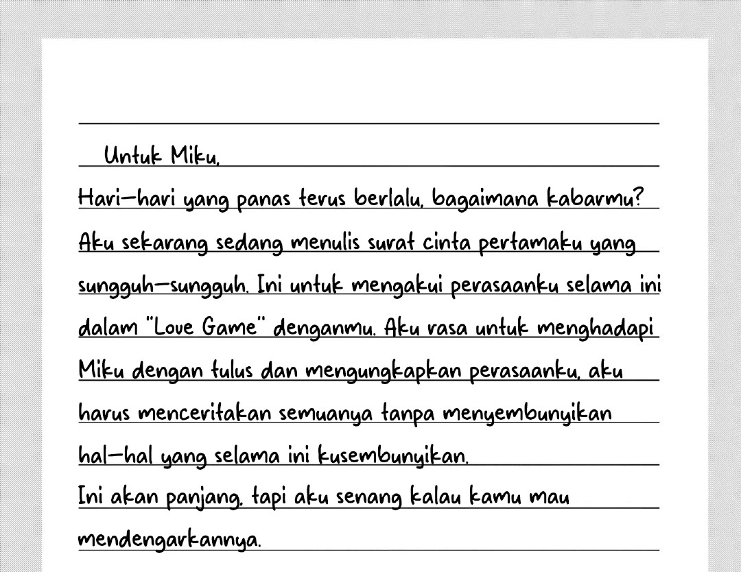 Aishiteru Game wo Owarasetai Chapter 60.5 Gambar 2