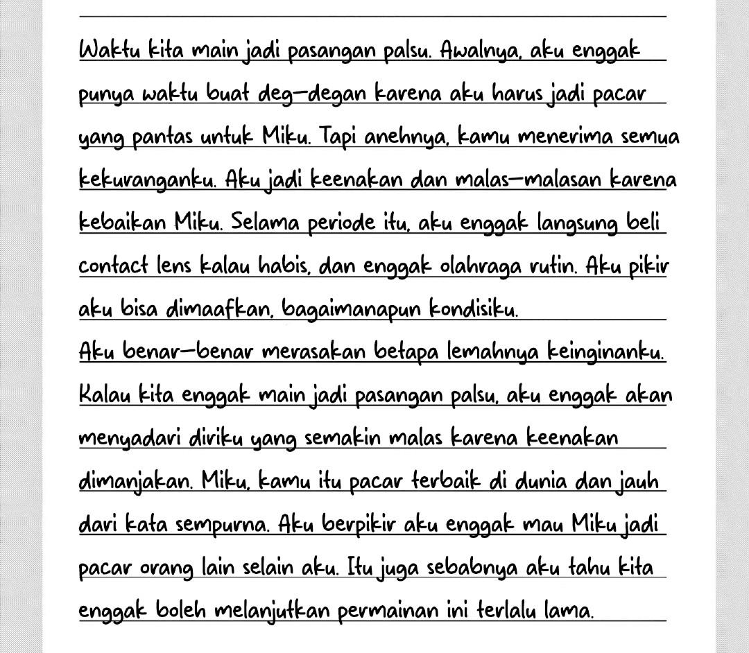 Aishiteru Game wo Owarasetai Chapter 60.5 Gambar 20