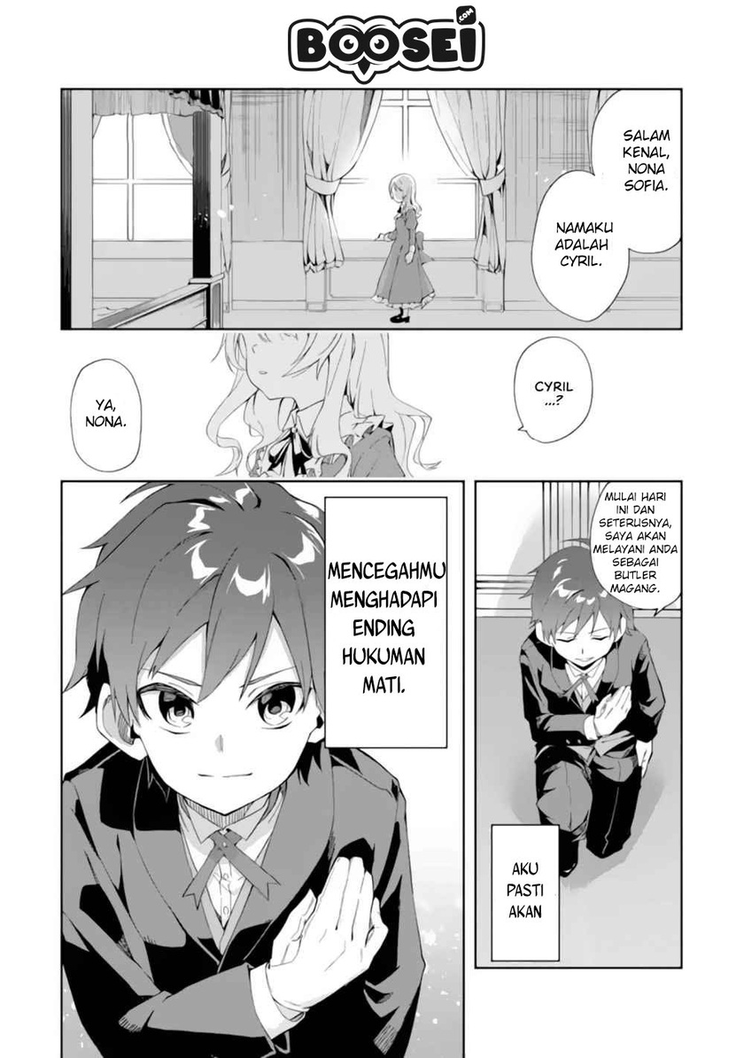 Akuyaku Reijou no Shitsuji-sama Hametsu Flag wa Ore ga Tsubusasete itadakimasu Chapter 1.1 Gambar 2