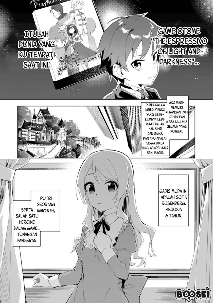 Akuyaku Reijou no Shitsuji-sama Hametsu Flag wa Ore ga Tsubusasete itadakimasu Chapter 1.1 Gambar 4