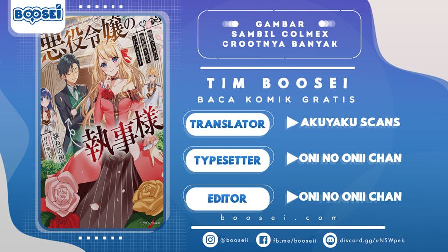 Akuyaku Reijou no Shitsuji-sama Hametsu Flag wa Ore ga Tsubusasete itadakimasu Chapter 2.1 Gambar 1