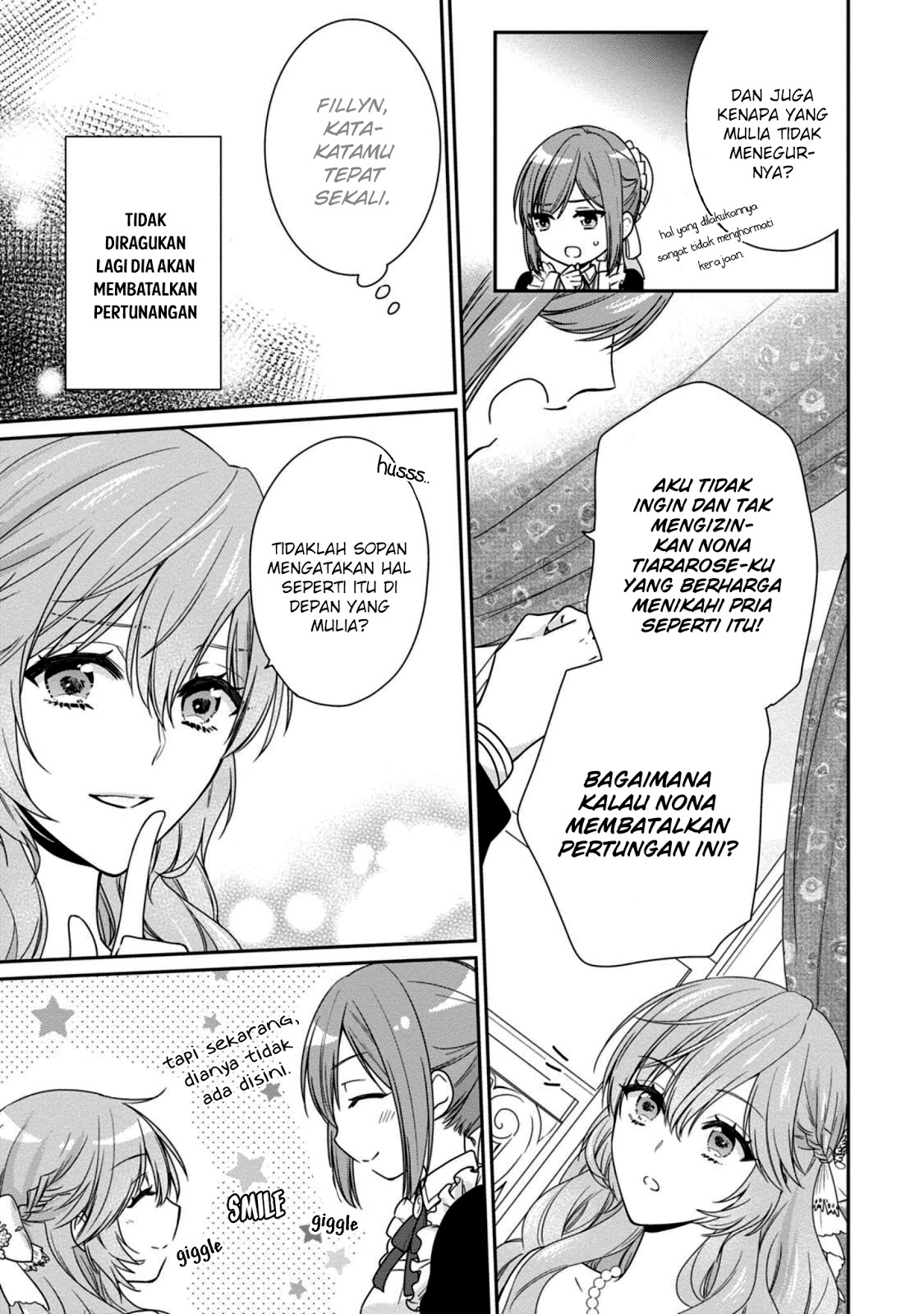 Akuyaku Reijou wa Ringoku no Outaishi ni Dekiai Sareru Chapter 02 Gambar 15