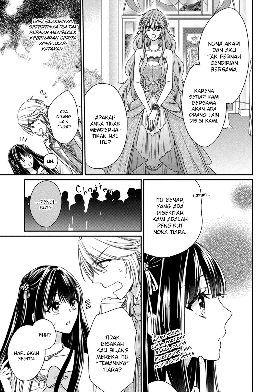 Akuyaku Reijou wa Ringoku no Outaishi ni Dekiai Sareru Chapter 02 Gambar 27