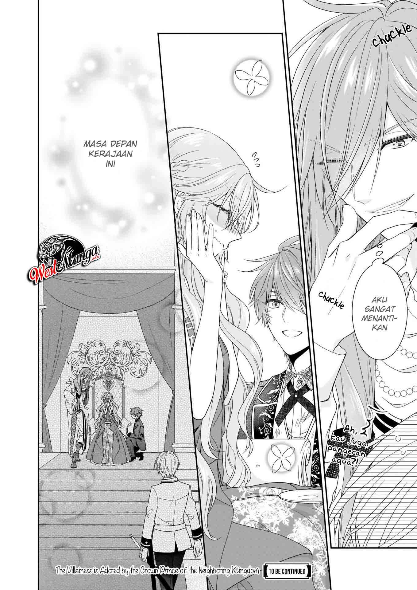 Akuyaku Reijou wa Ringoku no Outaishi ni Dekiai Sareru Chapter 21 Gambar 42