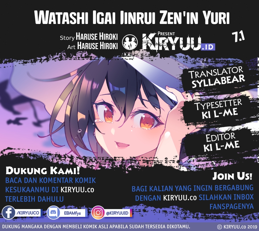 All of Humanity is Yuri Except For Me Chapter 07.1 Gambar 1
