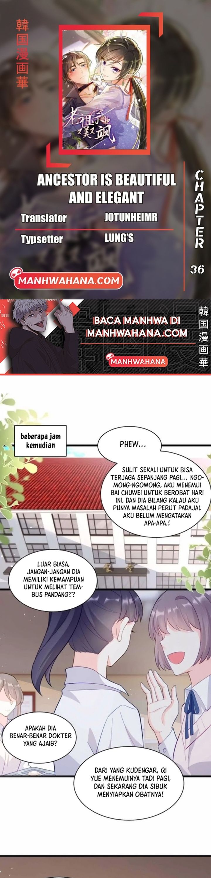 Ancestor is Beautiful and Elegant Chapter 36 Gambar 1