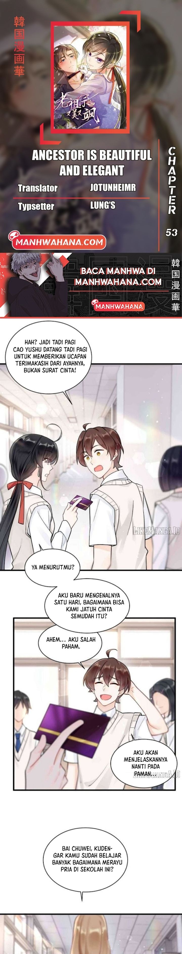 Ancestor is Beautiful and Elegant Chapter 53 Gambar 1