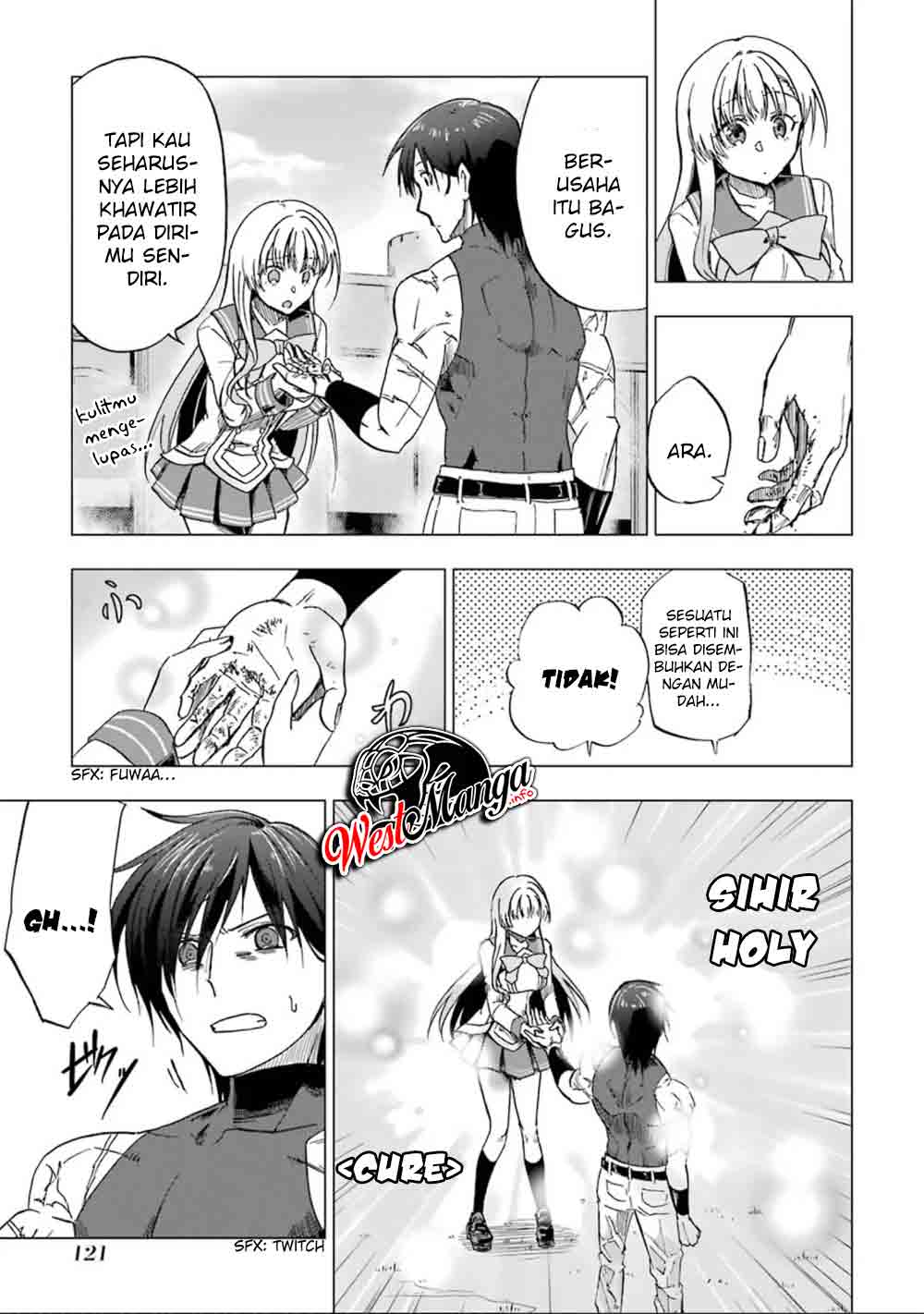 Ankoku Kishi no Ore desu Ga Saikyou no Seikishi wo Mezashimasu Chapter 03 Gambar 36