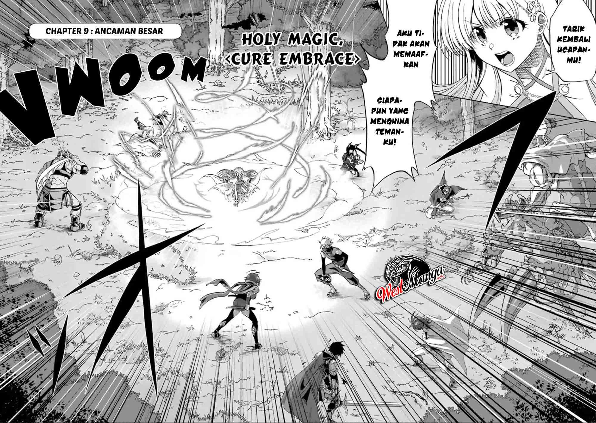 Ankoku Kishi no Ore desu Ga Saikyou no Seikishi wo Mezashimasu Chapter 09 Gambar 4