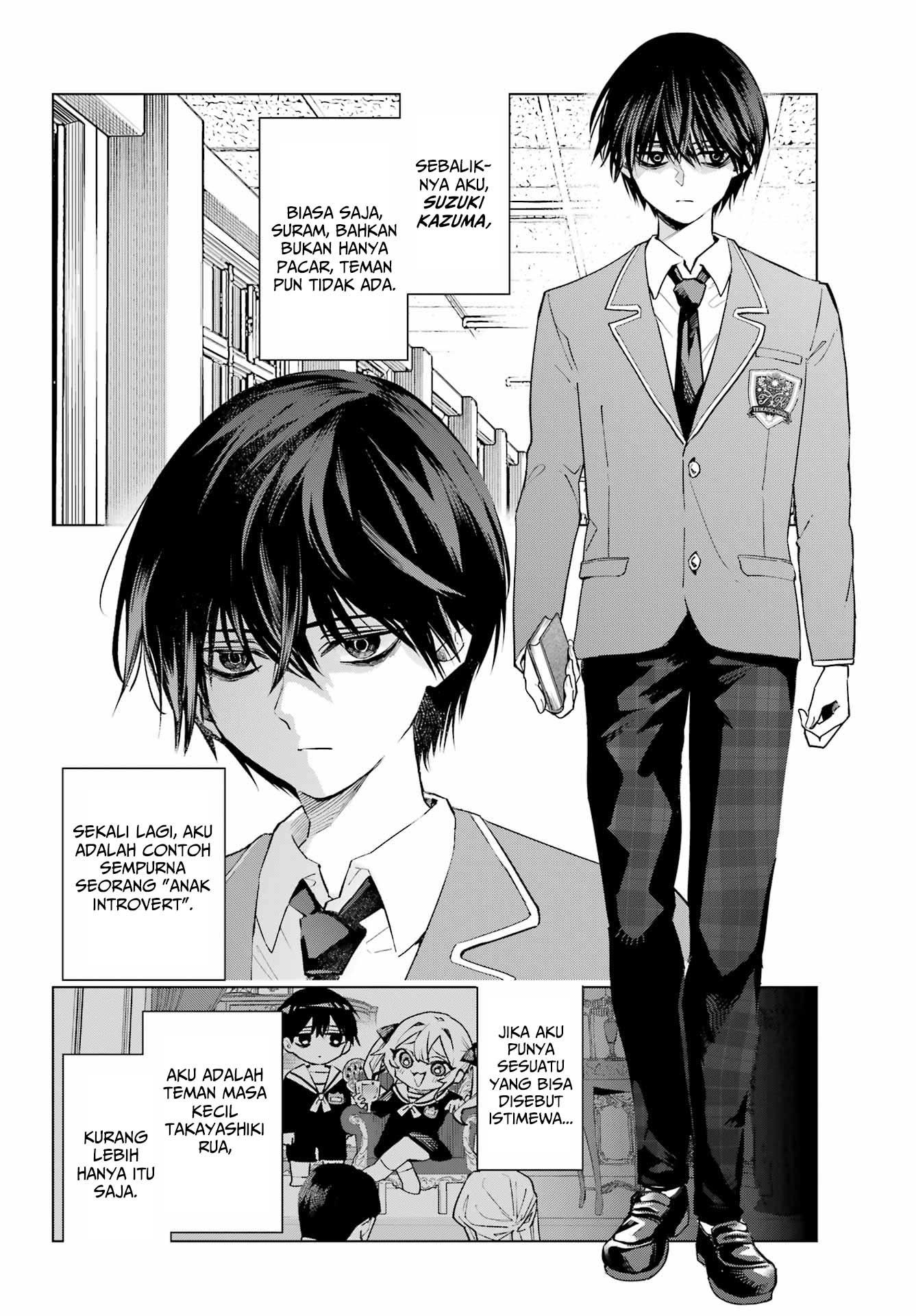 Anta to Osananajimitte dake demo Iyananoni! ~Zekkou kara Hajimaru S-kyuu Bishoujo to no Gakuen Nariagari Seikatsu~ Chapter 01 Gambar 4
