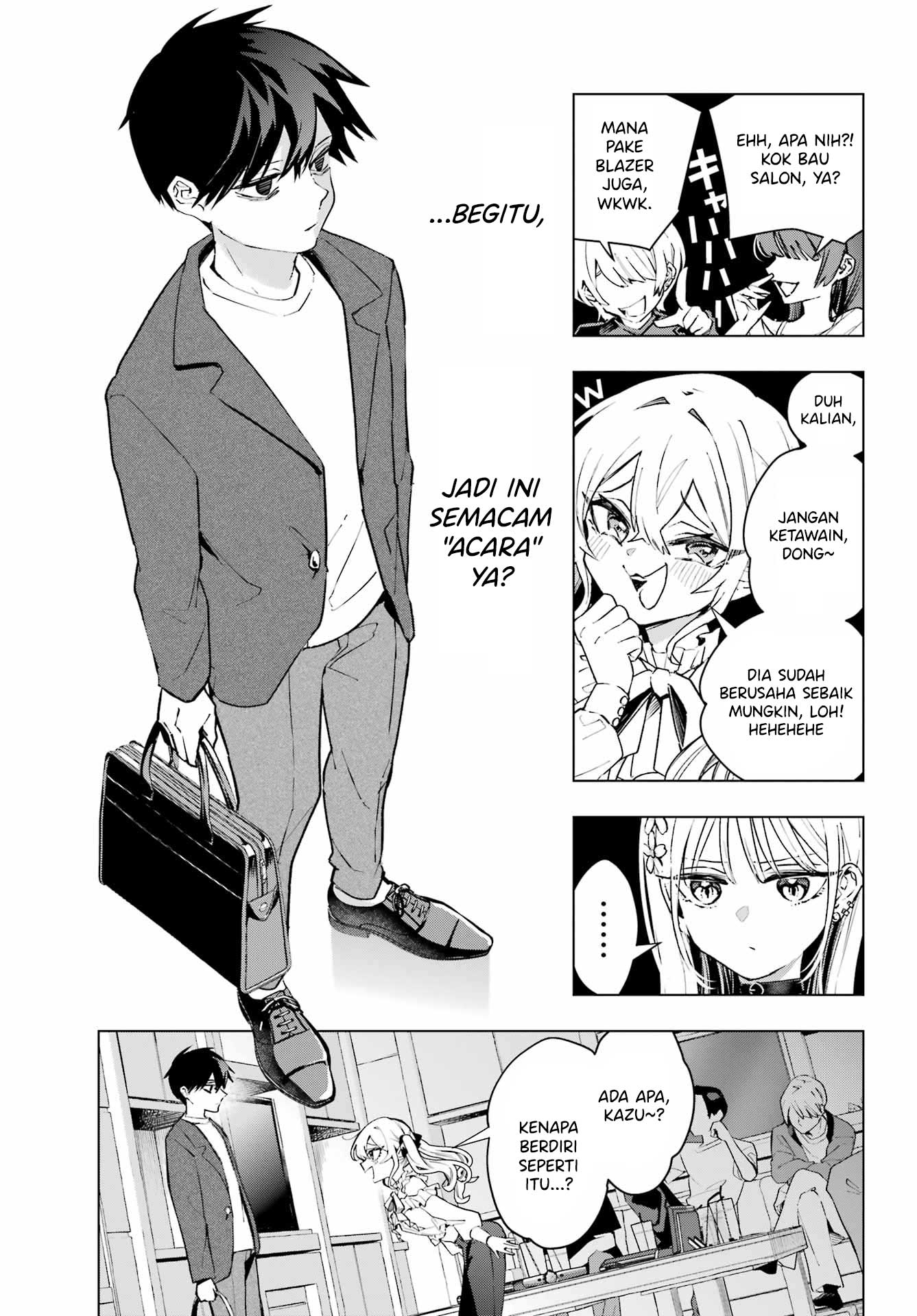 Anta to Osananajimitte dake demo Iyananoni! ~Zekkou kara Hajimaru S-kyuu Bishoujo to no Gakuen Nariagari Seikatsu~ Chapter 01 Gambar 11