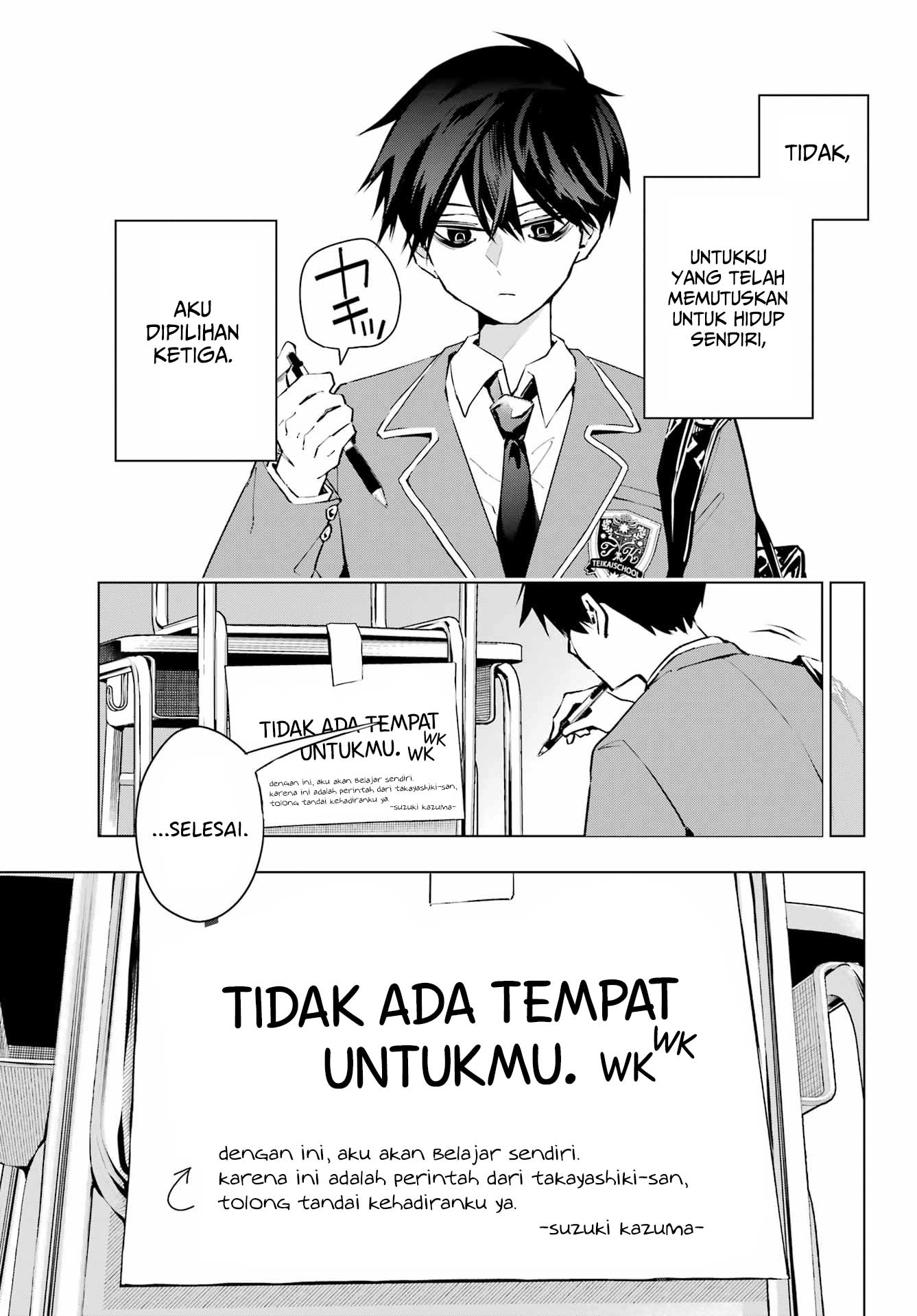 Anta to Osananajimitte dake demo Iyananoni! ~Zekkou kara Hajimaru S-kyuu Bishoujo to no Gakuen Nariagari Seikatsu~ Chapter 01 Gambar 36