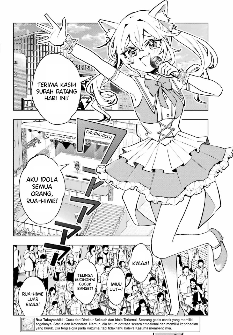 Anta to Osananajimitte dake demo Iyananoni! ~Zekkou kara Hajimaru S-kyuu Bishoujo to no Gakuen Nariagari Seikatsu~ Chapter 04 Gambar 3