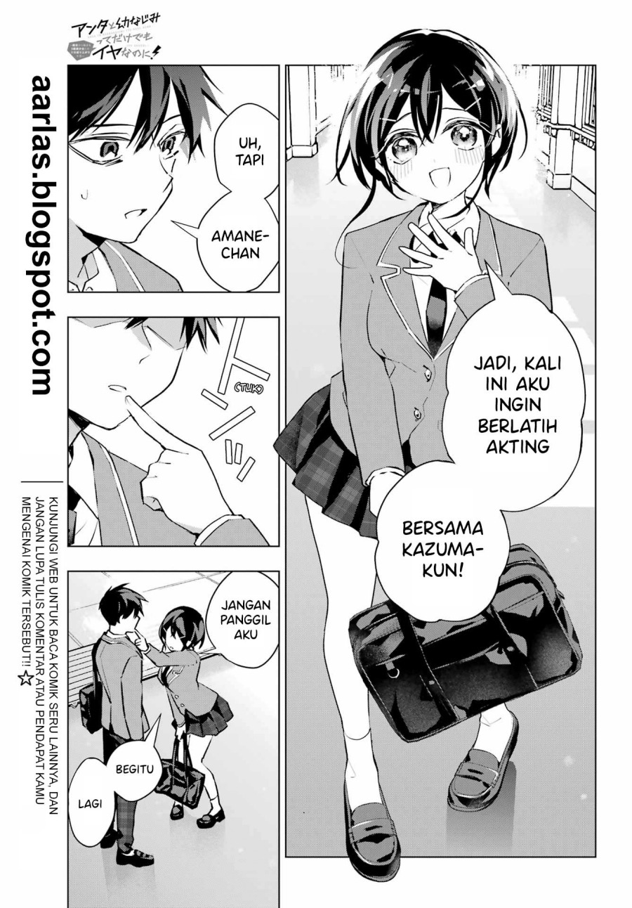 Anta to Osananajimitte dake demo Iyananoni! ~Zekkou kara Hajimaru S-kyuu Bishoujo to no Gakuen Nariagari Seikatsu~ Chapter 04 Gambar 27