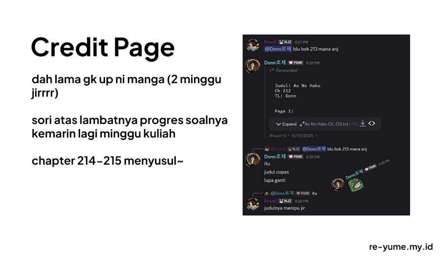 Ao no Hako Chapter 213 Gambar 21