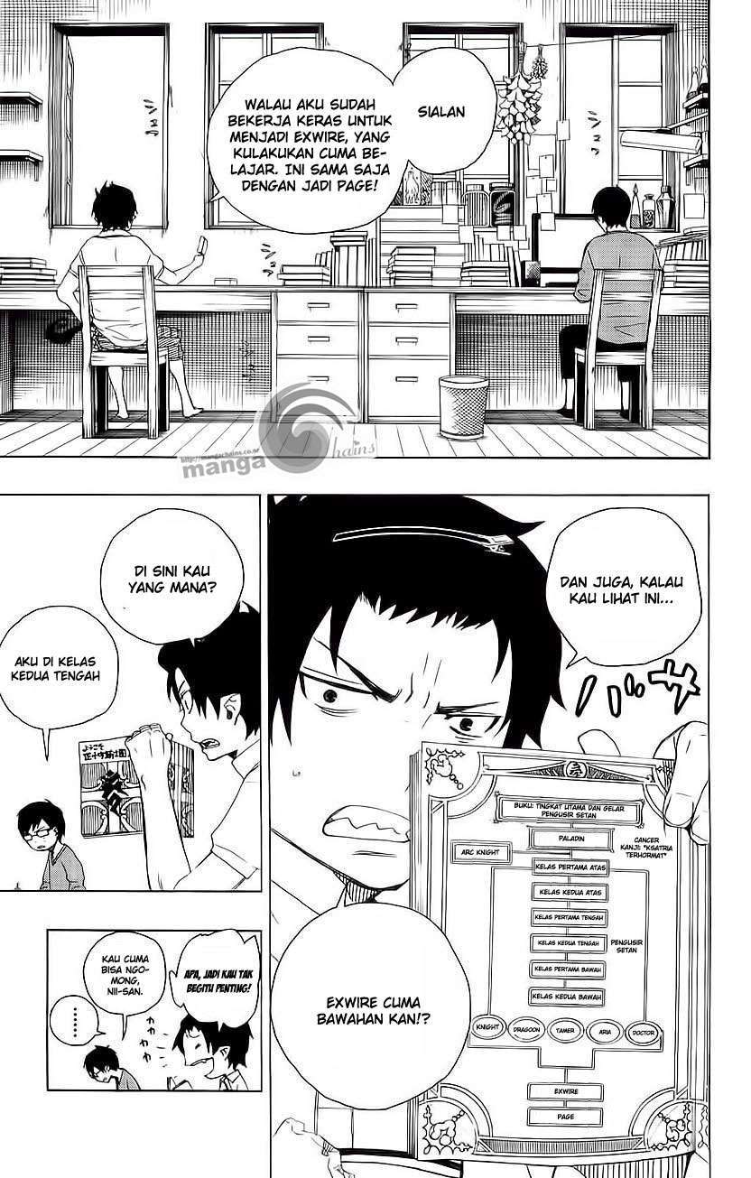 Ao no Exorcist Chapter 8 Gambar 7