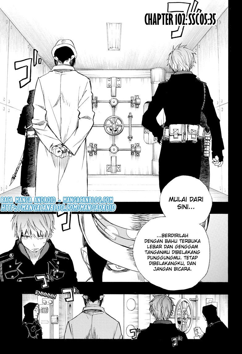 Ao no Exorcist Chapter 102 Gambar 1