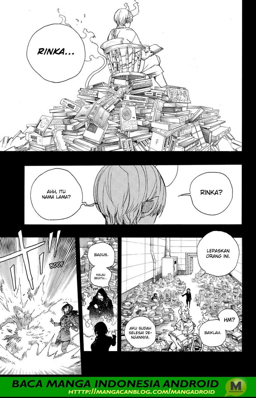 Ao no Exorcist Chapter 105 Gambar 33