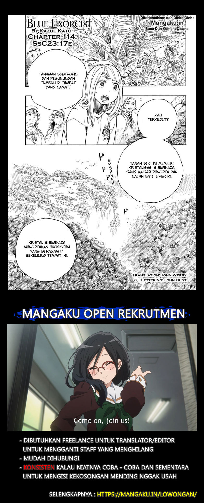 Ao no Exorcist Chapter 114 Gambar 2