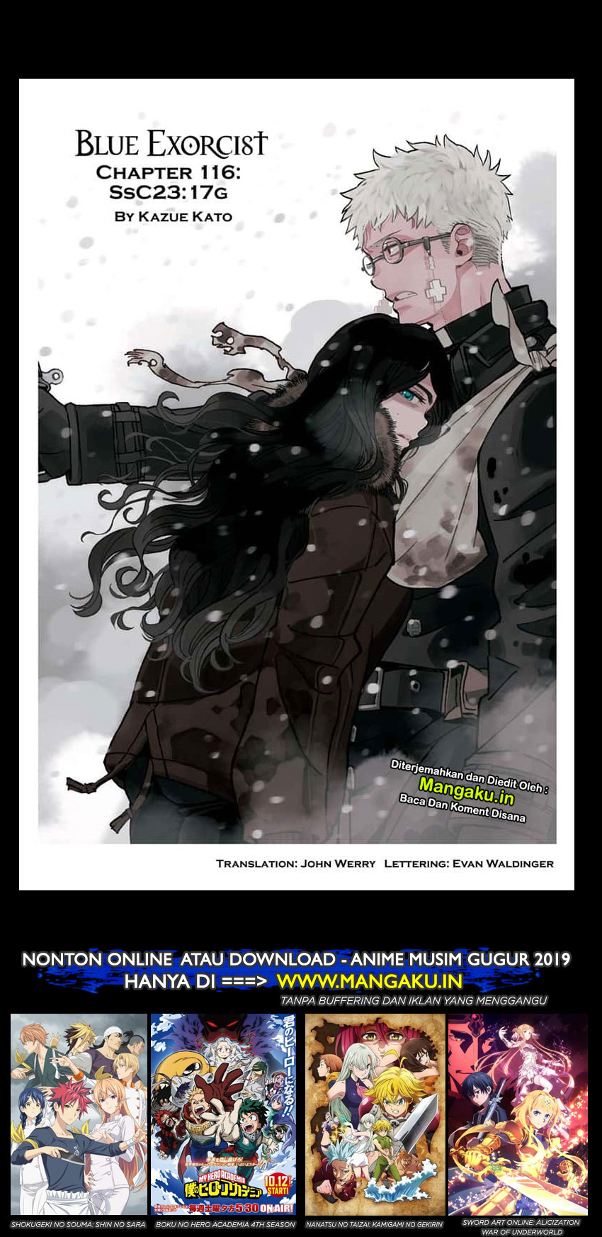 Ao no Exorcist Chapter 116 Gambar 2