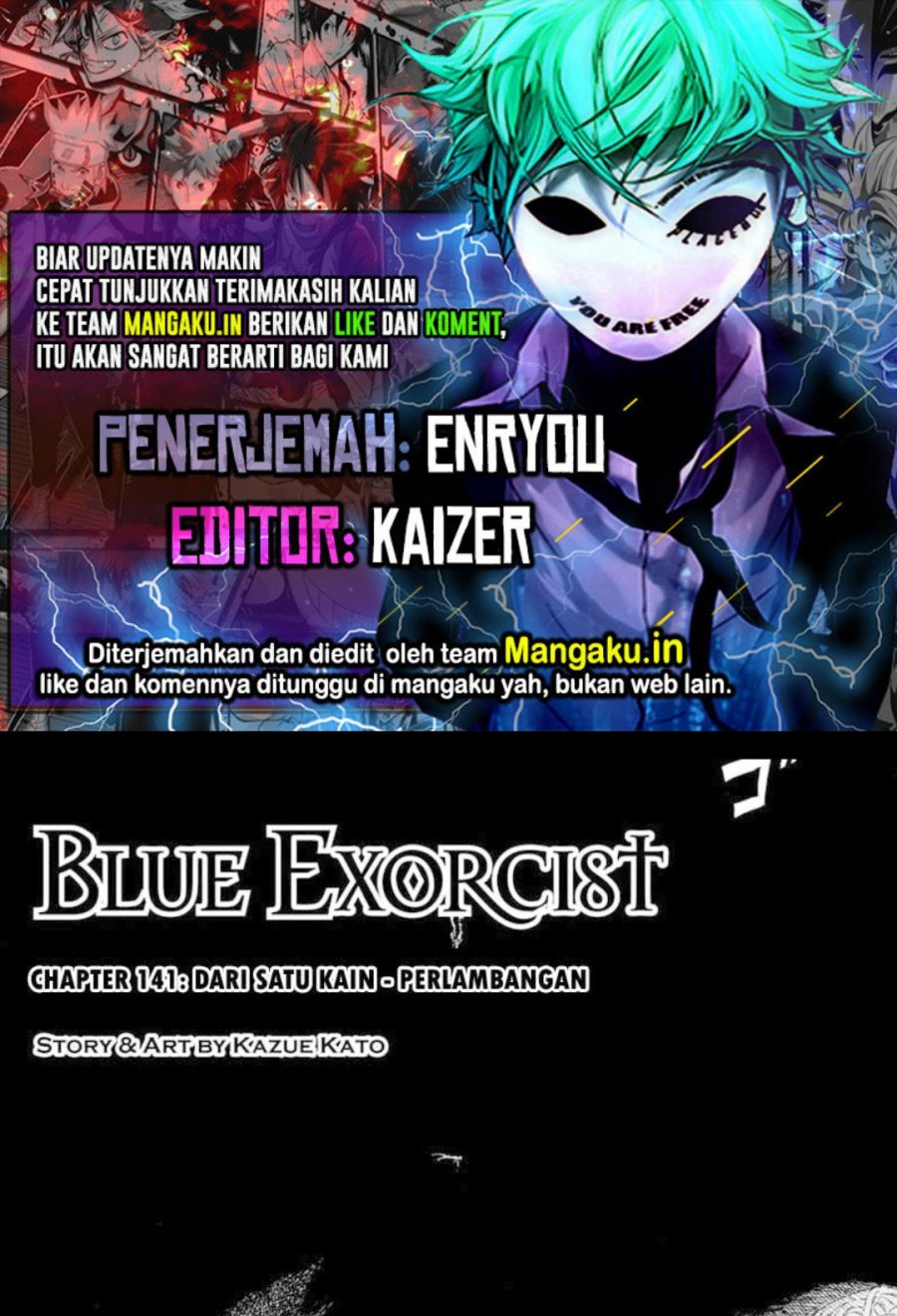 Ao no Exorcist Chapter 141.1 Gambar 1